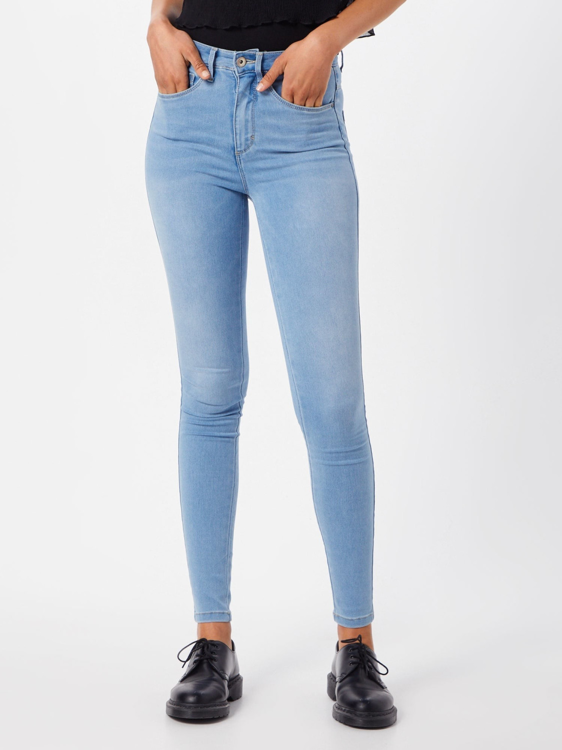 Only Royal High Skinny Fit Jeans light blue denim au meilleur prix sur ...