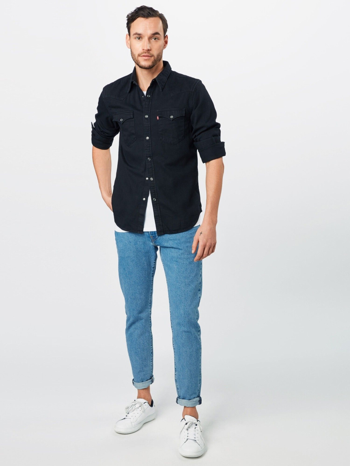 Buy Levi s Barstow Western Standard Shirt 85744 marble black