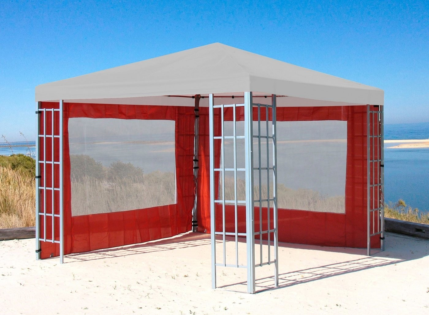 QUICK STAR Gazebo Side Panels for Rank (2 pcs.) Red