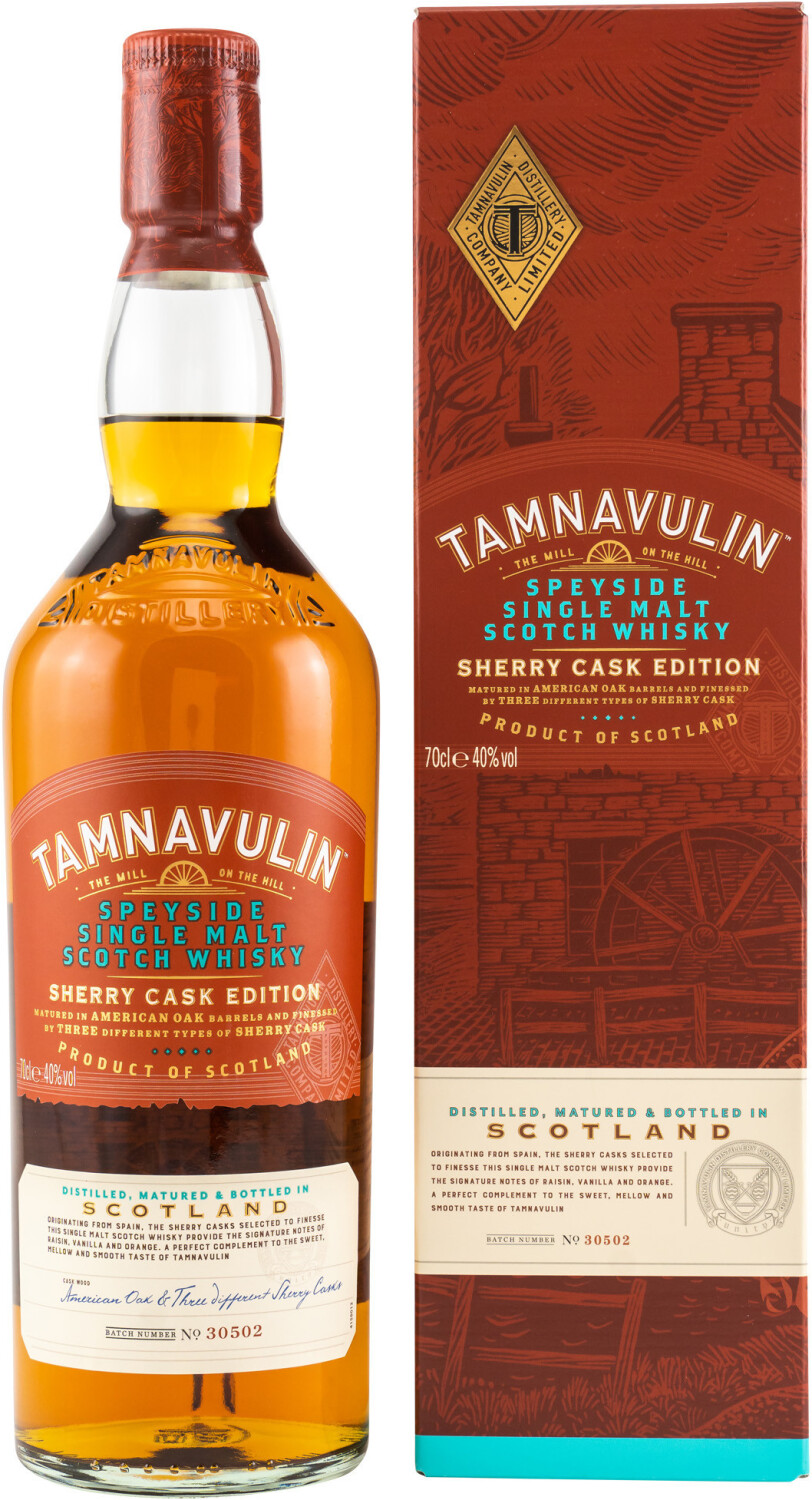 Tamnavulin Sherry Cask Edition Whisky 0,7l 40% ab 22,71 € | Preisvergleich  bei
