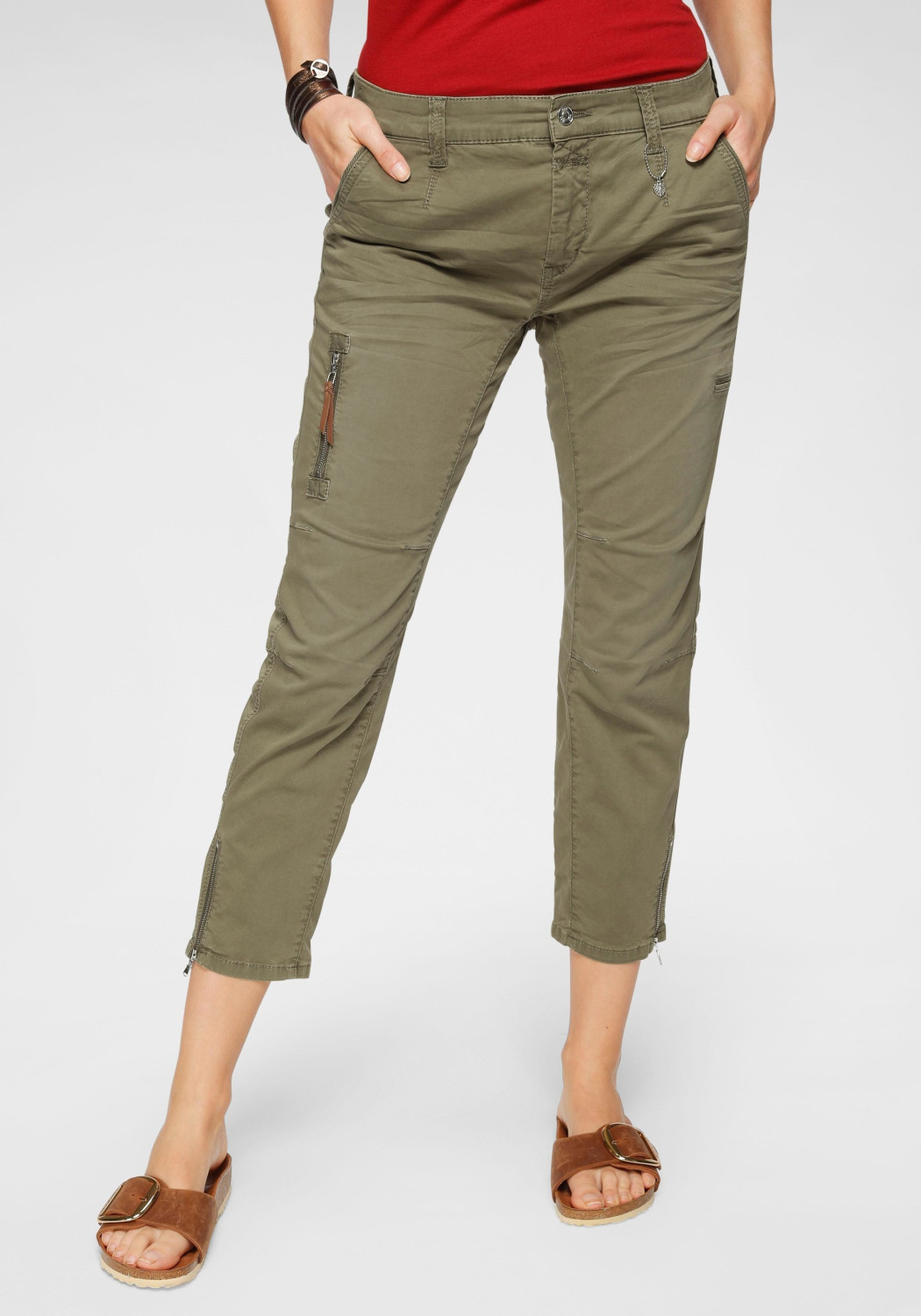 MAC Jeans Ladies Pants RICH cargo cotton, 198r (dark blue), 34W / 28L