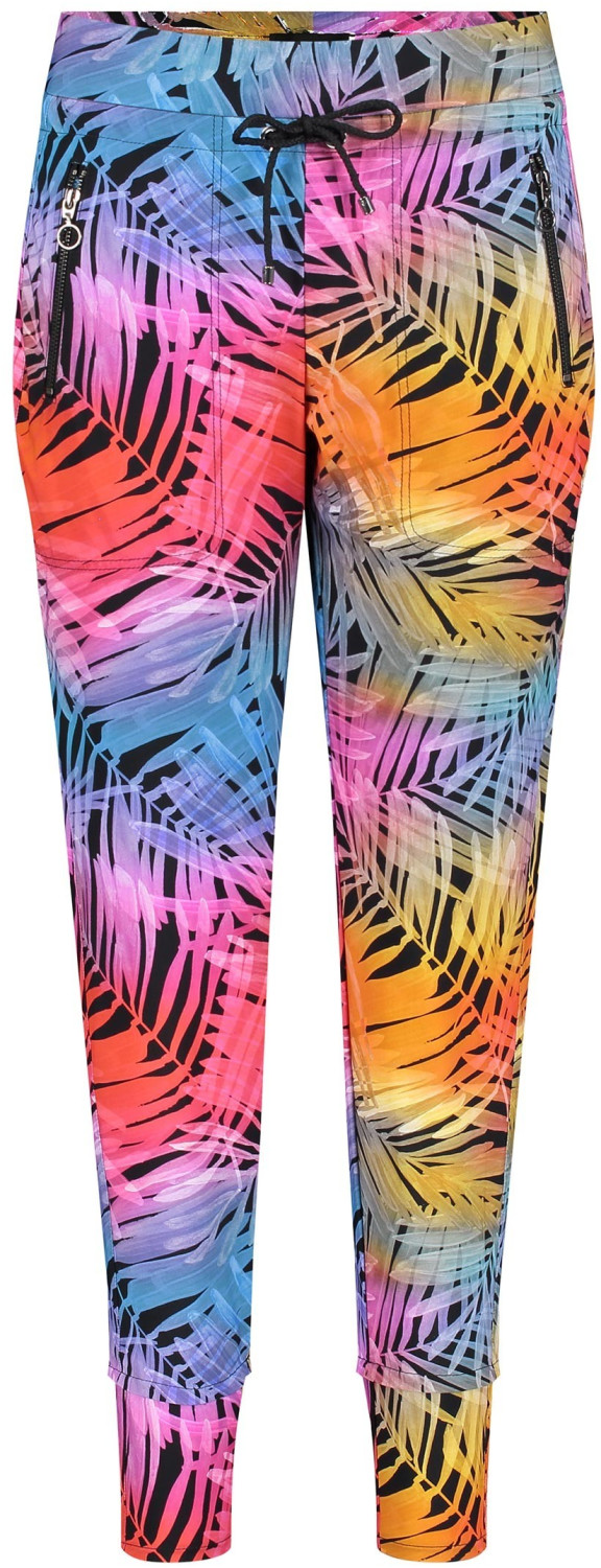 MAC Easy Active rainbow palm print