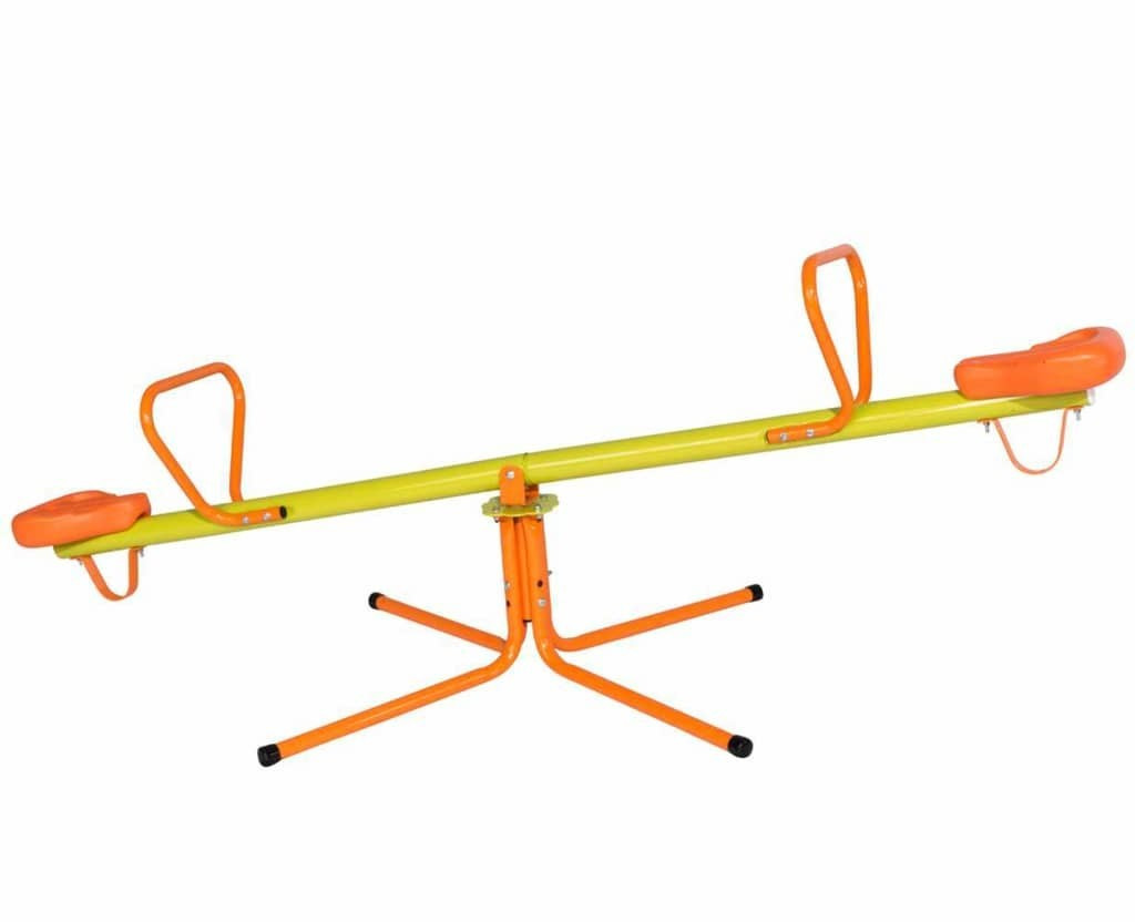 Amca Trébuchet rotatif métal Funny 185 cm orange