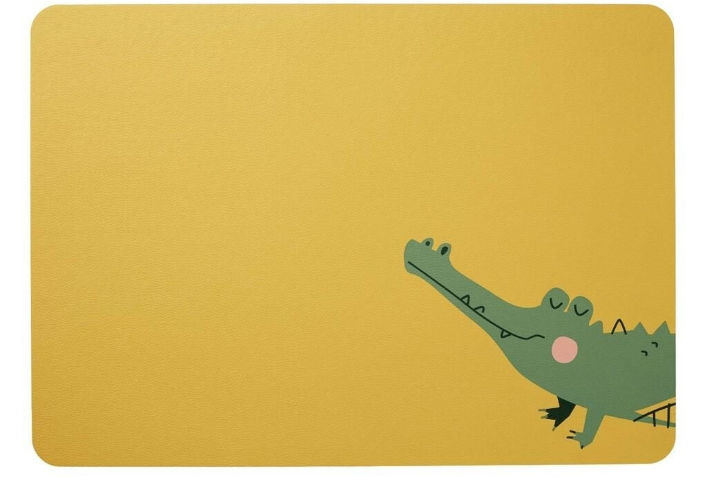 ASA Croco Crocodile Placemat 46 x 33 cm (Yellow)