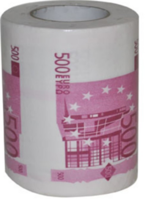 Generique Papier toilette humoristique billet 500 euros (1 rouleau)