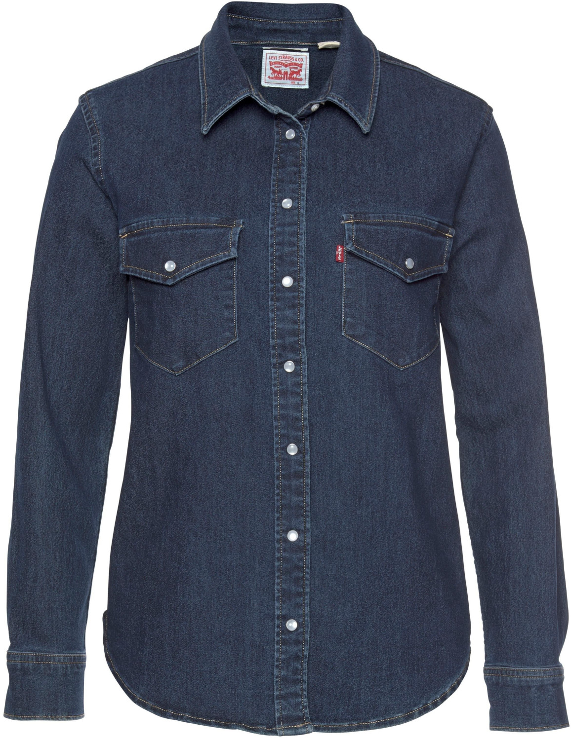 Levi's Essential Western Shirt blue denim ab 75,95 € | Preisvergleich