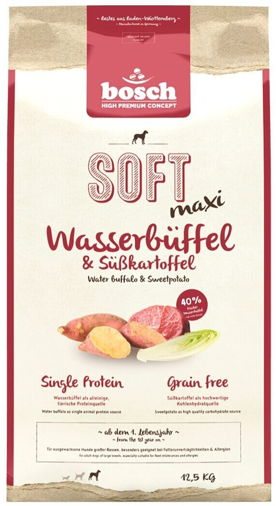 bosch HPC Soft Maxi water buffalo & sweet potato 12.5kg