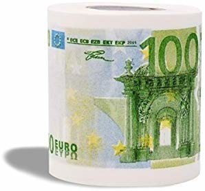 Totalcadeau Papier toilette billet de 100 Euro (1 rouleau)