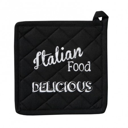 Damai Ddddd Potholder Italian Food Set 6 pcs black
