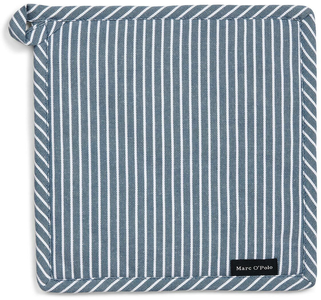 Marc O'Polo Potholder Tentstra 22 x 22 cm smoke blue