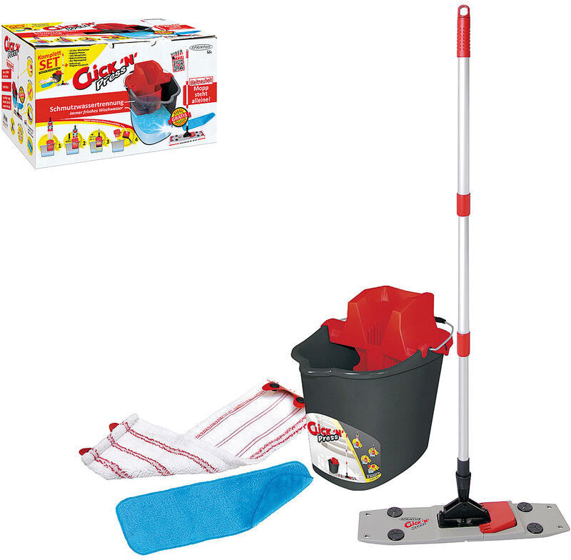 Sprintus Floor wiper Click `N` Press Set including 7 pieces magnetic duster