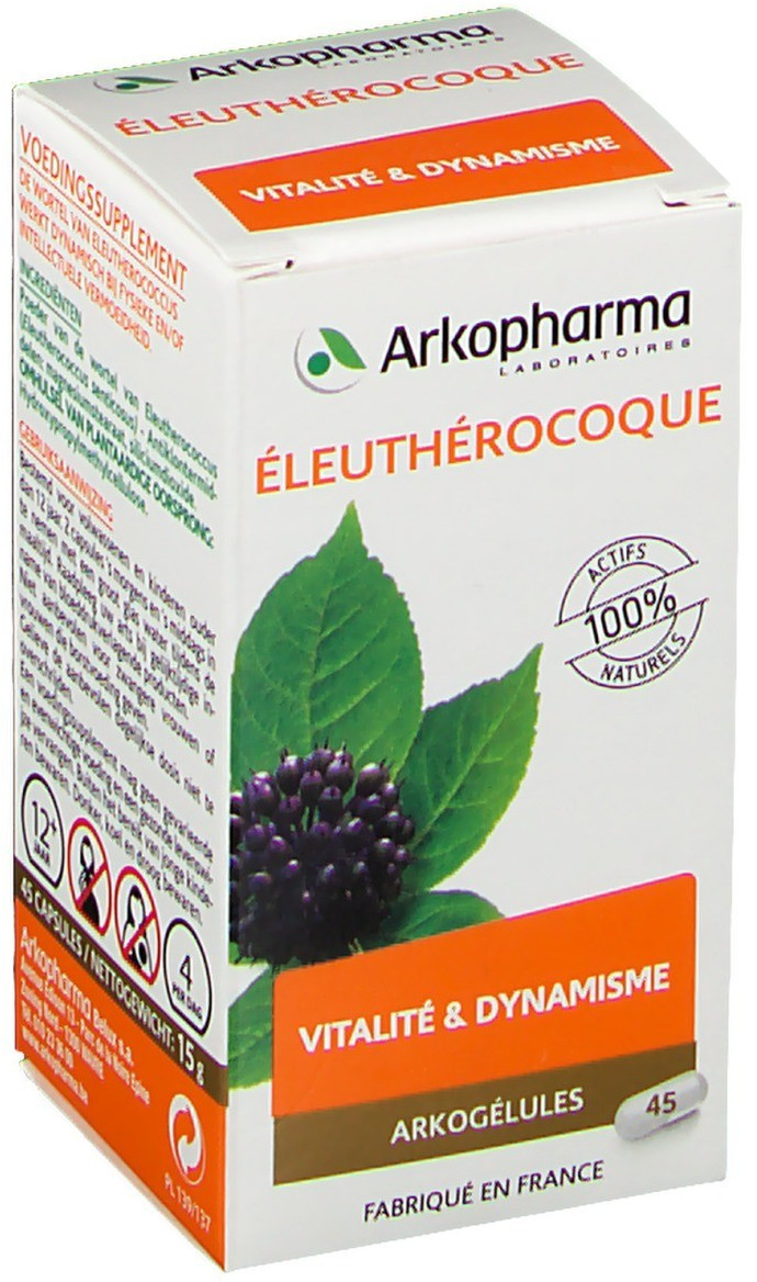 Laboratoires Arkopharma Arkogélules Eleutherocoque (45 gélules)