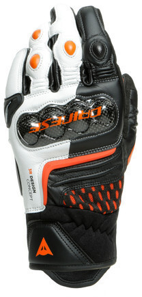 Dainese Gants Carbon 3 Short noir/blanc/orange