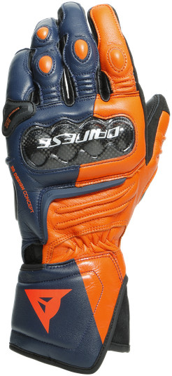 Dainese Gants Carbon 3 Long bleu foncé/orange/noir