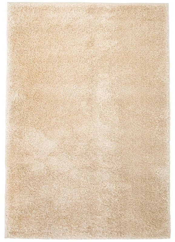 VidaXL Furry beige rug 140 x 200 cm