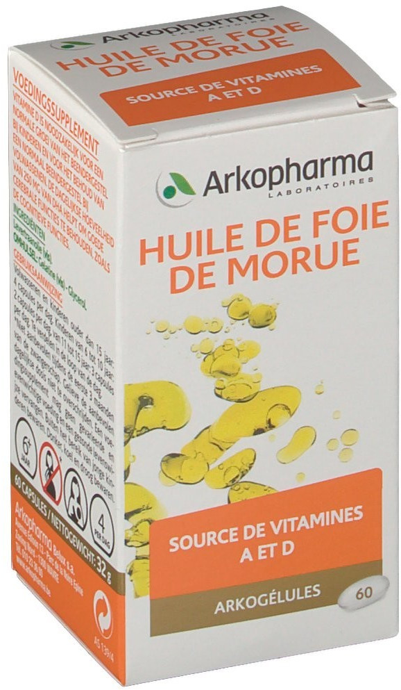 Laboratoires Arkopharma Huile de Foie de Morue