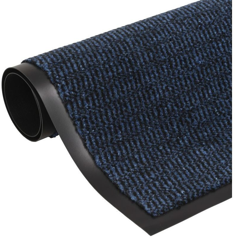 VidaXL Dark blue entryway rug 80 x 120 cm