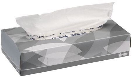 Kimberly-Clark Boîte mouchoirs blancs  (100 mouchoirs)