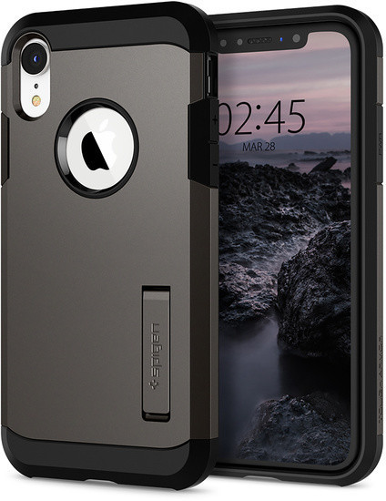 Spigen Tough Armor for iPhone XR gun metal