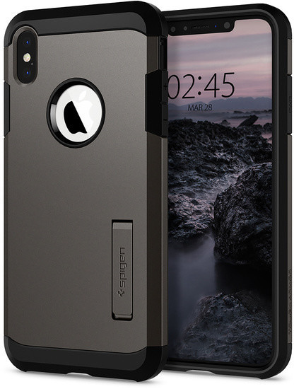 Spigen Tough Armor for iPhone XS Max gun metal