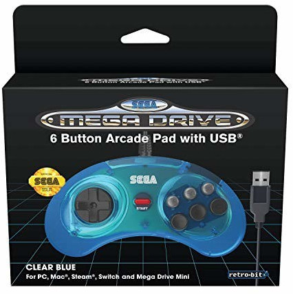 Game Devil Retro-Bit SEGA MD Blue (1035999)