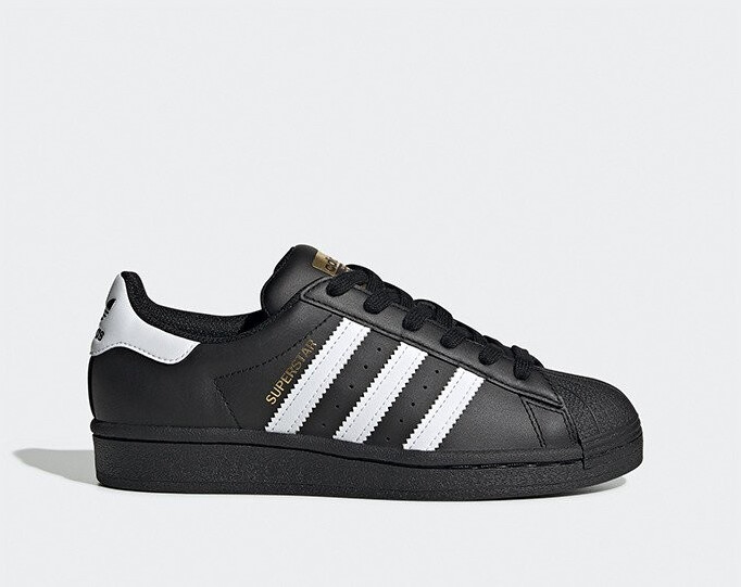 Superstar 2 junior black and white hot sale
