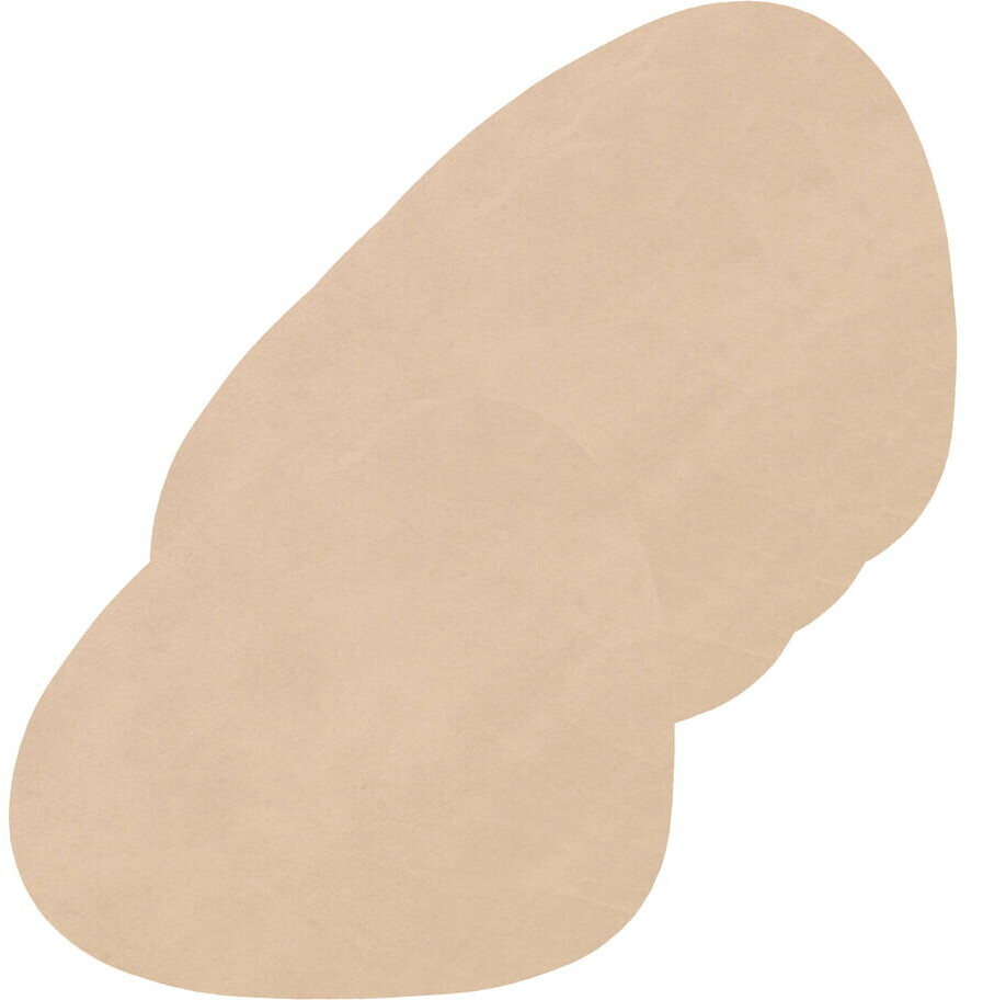 LINDDNA Glass coasters Curve Nupo sand (set of 4)