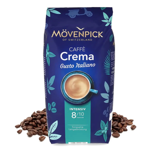 Mövenpick Caffé Crema Gusto Italiano Intenso Ganze Bohne (1kg), Bild 4