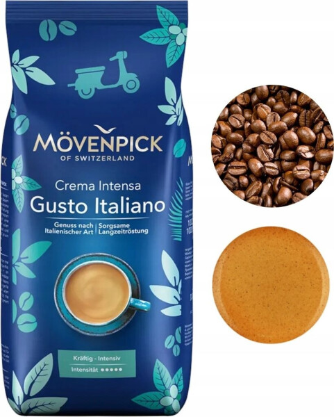 Mövenpick Caffé Crema Gusto Italiano Intenso Ganze Bohne (1kg), Bild 7