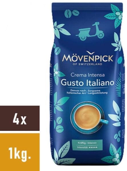 Mövenpick Caffé Crema Gusto Italiano Intenso Ganze Bohne (1kg), Bild 8