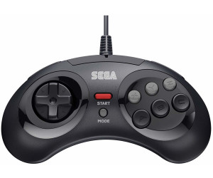 Retro Bit SEGA Mega Drive 8-button Arcade Pad with USB Black