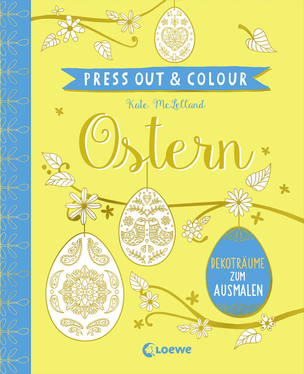 Press Out & Colour - Ostern Dekoträume zum Ausmalen