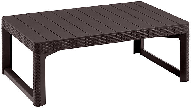 Allibert Lyon Polyrattan 116x71,5x40/66cm brown