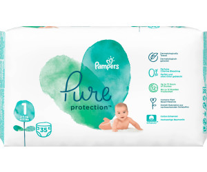Windeln Gr.5 Pampers Pure Protection Probierpack: 17 St 96 St Feuchttücher 