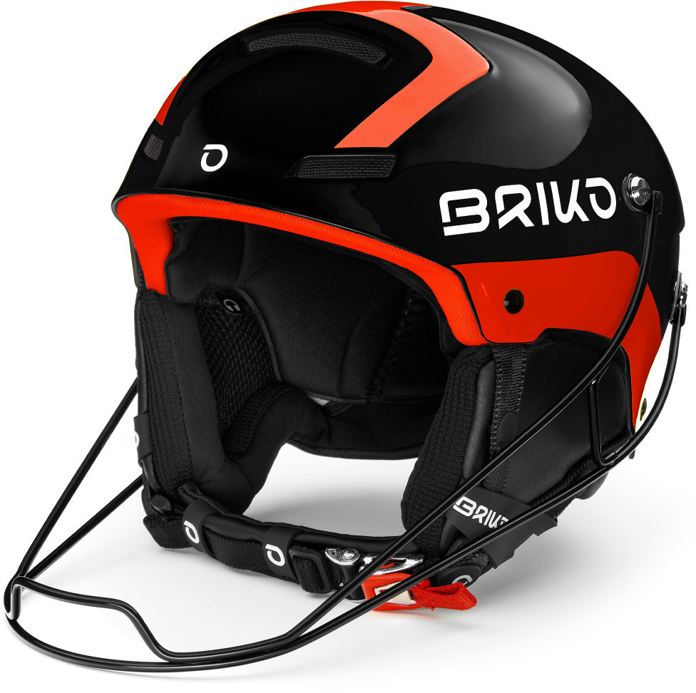 Briko Slalom France Shiny Black Orange Fluo