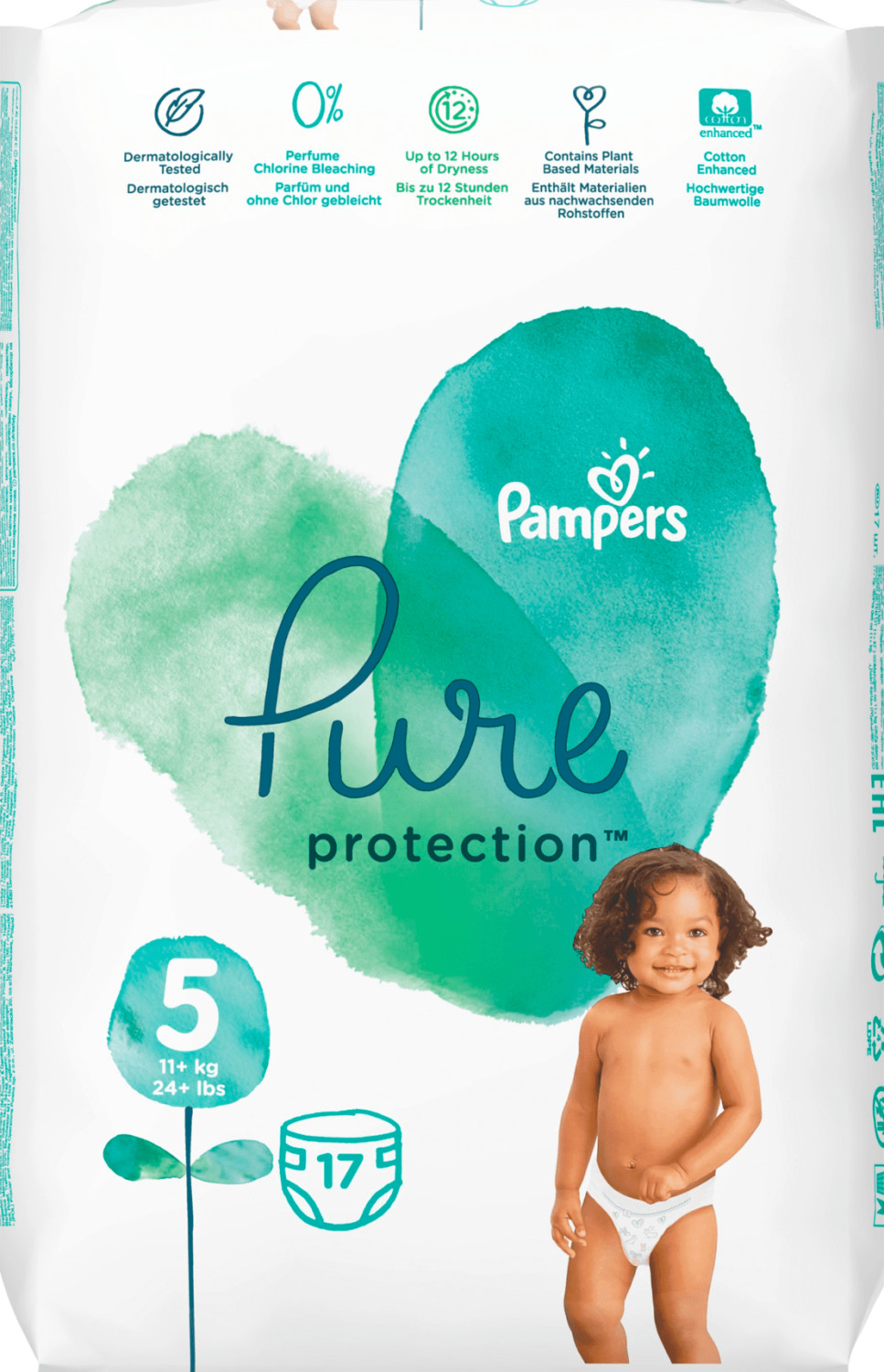 Pampers Pure Protection Gr. 5 (11+ kg) ab 46,00 € (Juli 2021 Preise