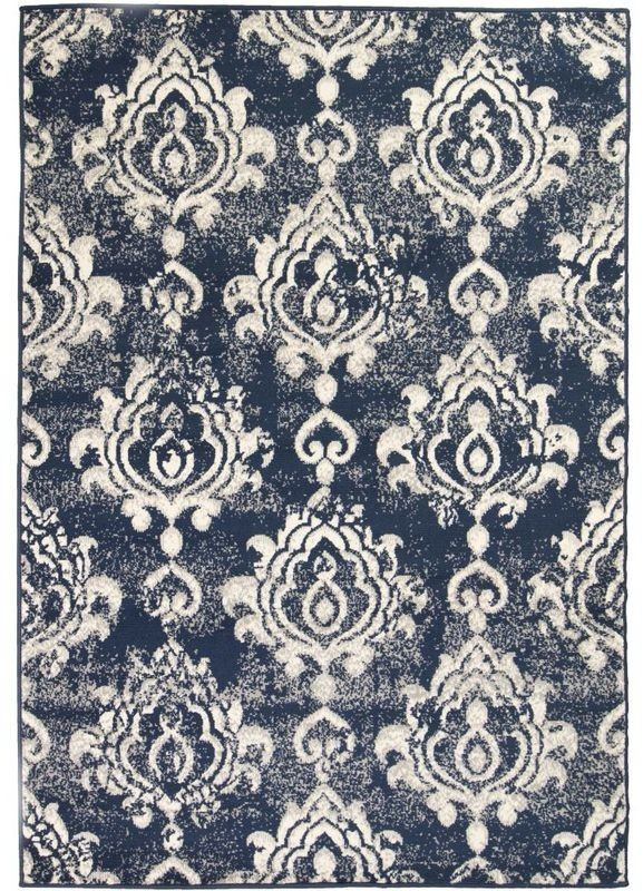 VidaXL Vintage barock design rug blue and beige 160 x 230 cm