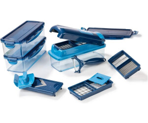 Genius Nicer Dicer Plus – 14-teiliger Gemüseschneider Mit Edelstahlklingen. Perfekt Für Würfel, Stifte & Scheiben.