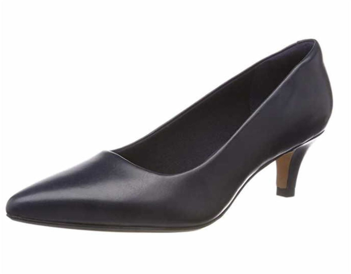 Buy Clarks Linvale Jerica navy leather from £28.74 (Today) – Best Deals ...