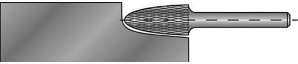 RUKO Rotary Burr shape F 116033A