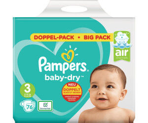 1 x 84 Windeln Pampers Baby-Dry Doppelpack-Pack Größe 3 6kg-10kg 