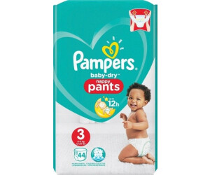 Pampers - Baby Dry taille 3 Midi 6-10kg - P72 - Pharmacie Sainte Marie