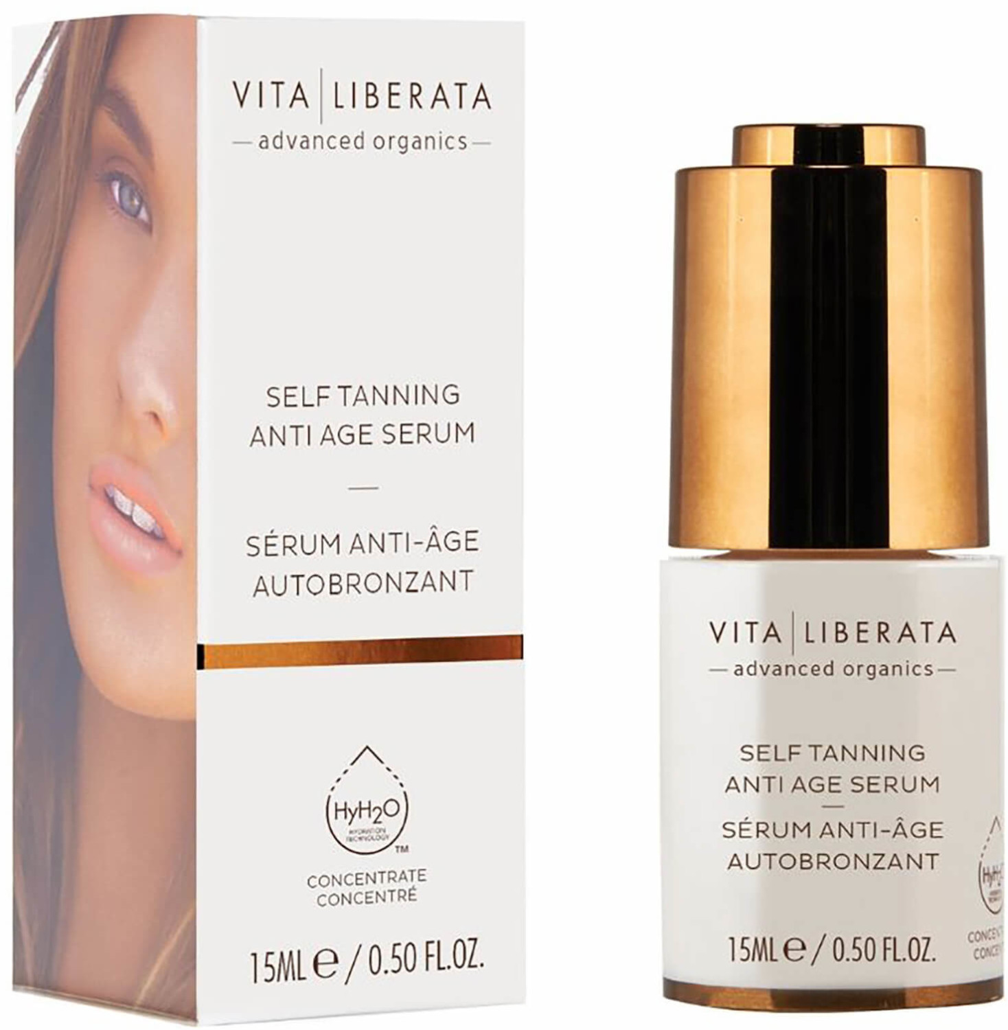 Vita Liberata Sérum auto-bronzant visage anti-âge (15 ml)