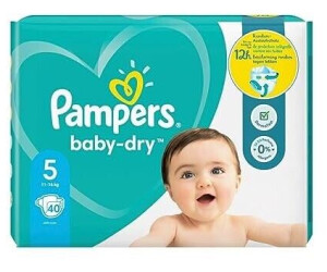 Pampers - baby dry - couches taille 5 junior (11-25 kg) - pack économique 1  mois de consommation x144 couches - Accessoires de change - à la Fnac