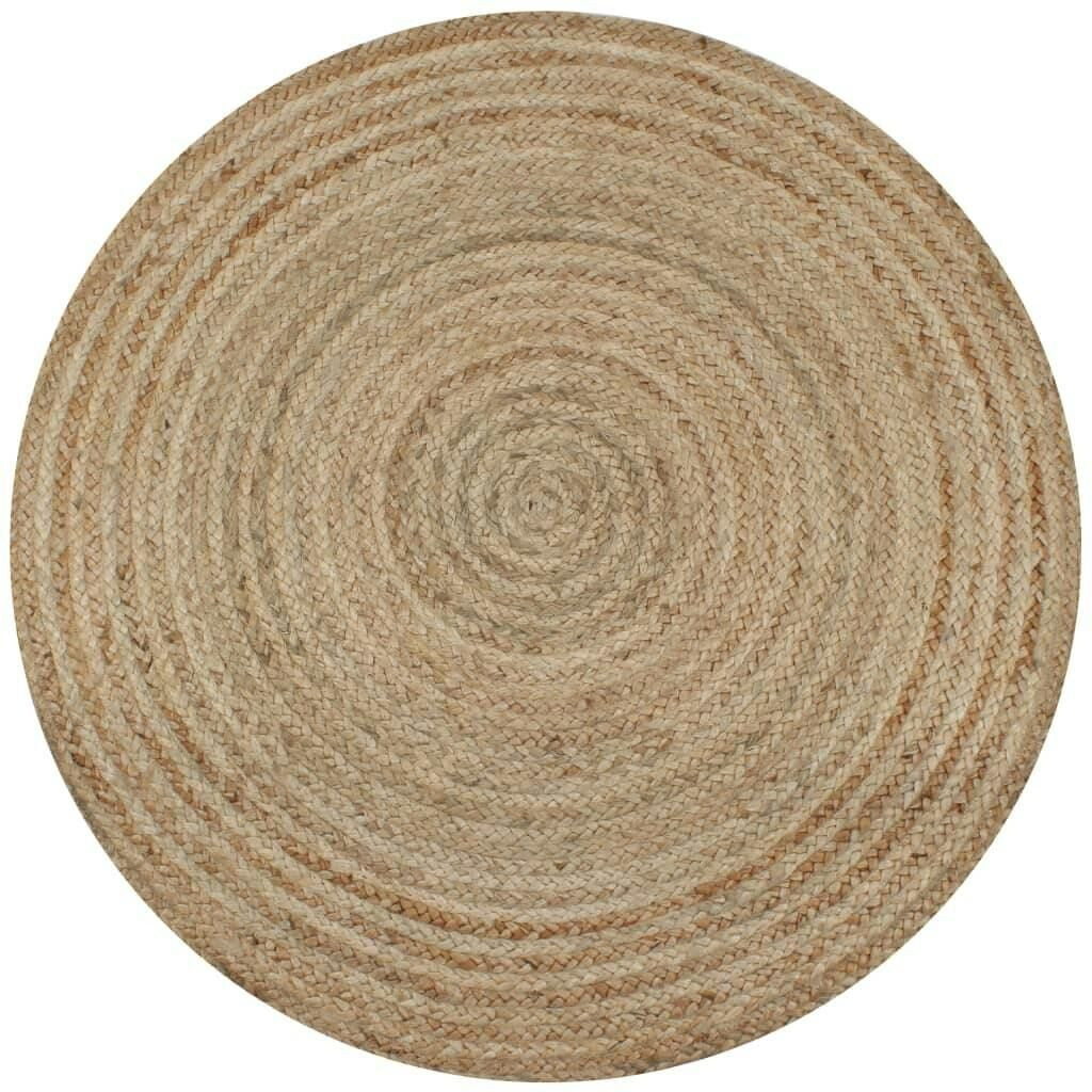 VidaXL Round braided jute rug 150 cm