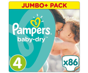 Pampers Couches Baby Dry Maxi Plus taille 4+