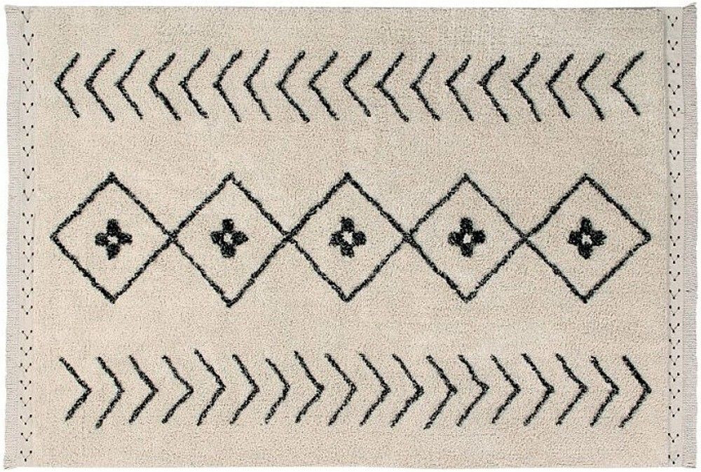 Lorena Canals Bereber Rhombs cotton rug 120x170cm