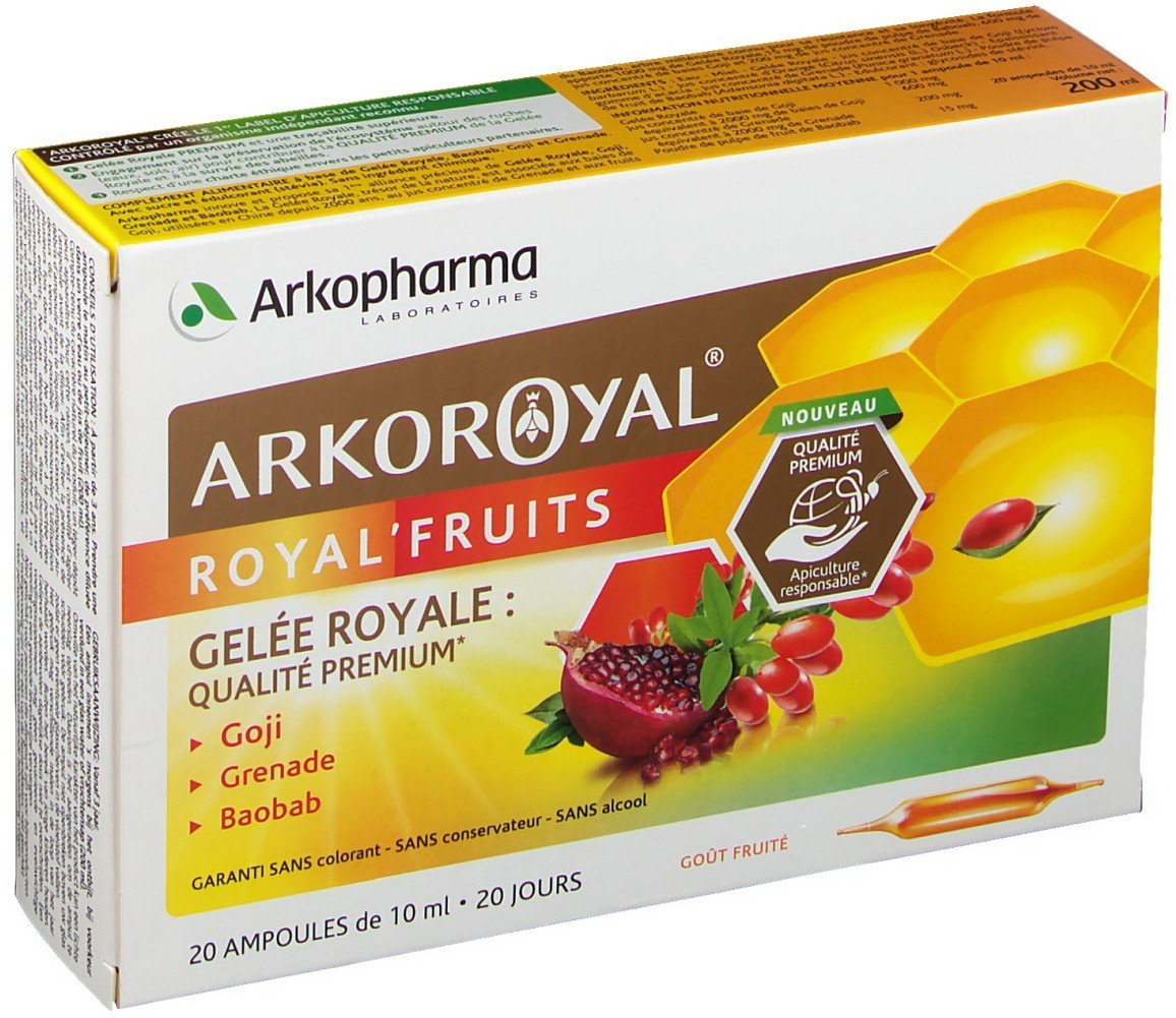 Laboratoires Arkopharma Arkoroyal Royal Fruits