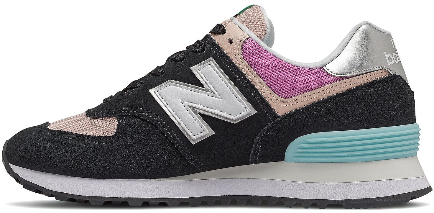 New Balance WL574 black with madder rose au meilleur prix sur idealo.fr