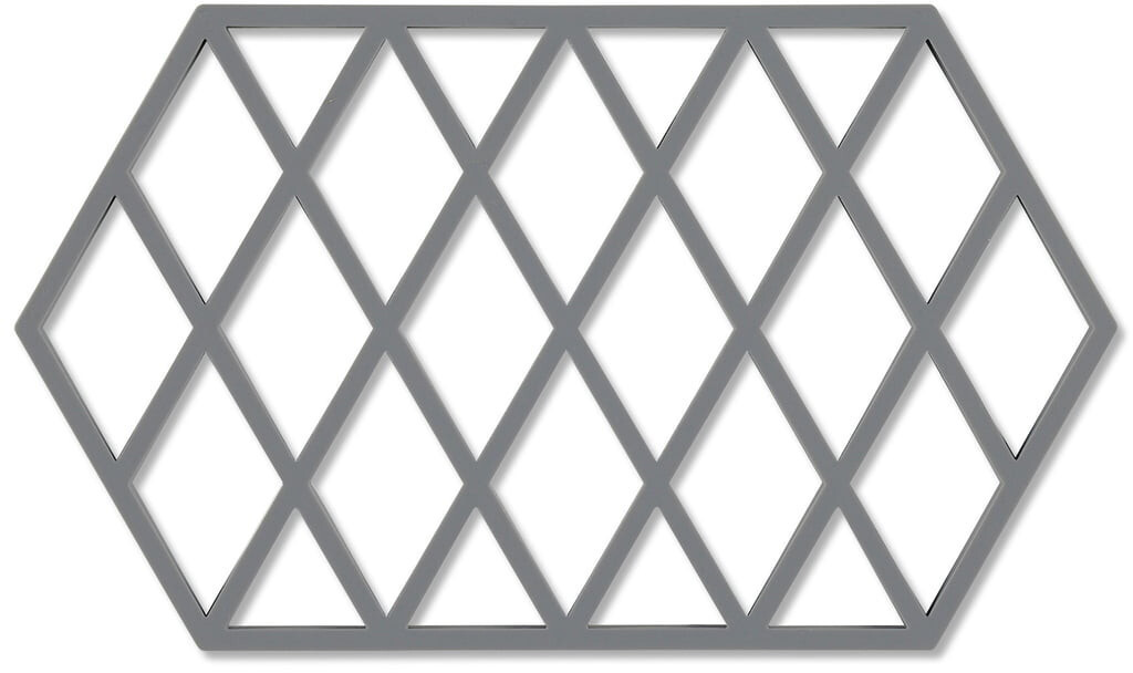 Zone Denmark Harlequin coaster 24 x 14 cm cool gray